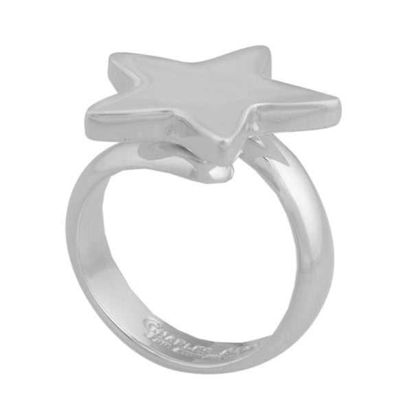 Charles Albert Sterling Silver Star Adjustable Ring Sterling Silver Rings