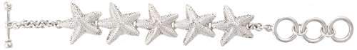 Charles Albert Sterling Silver Starfish Bracelet Sterling Silver Bracelets + Cuffs