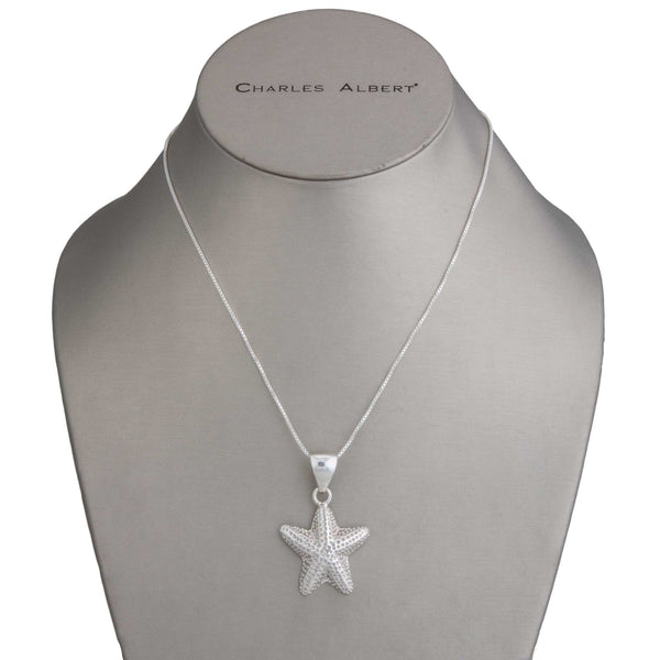 Charles Albert Sterling Silver Starfish Pendant Sterling Silver Pendants