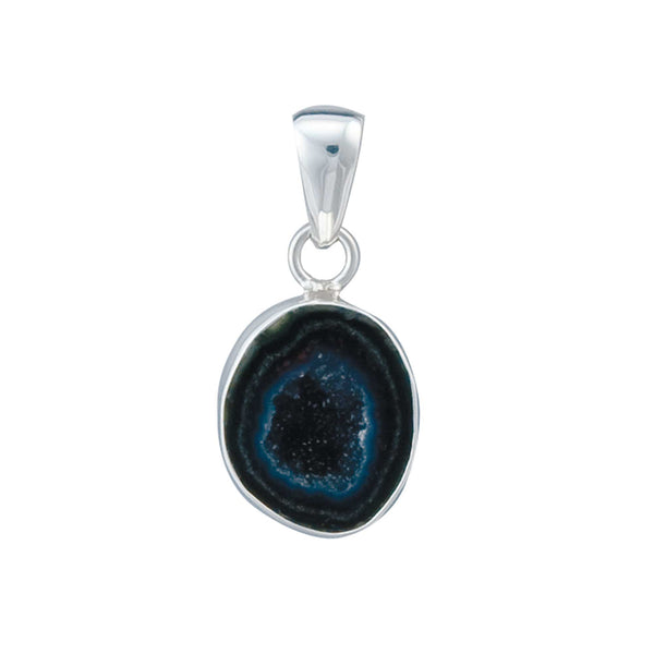 Charles Albert Sterling Silver Tabasco Geode Pendant Sterling Silver Pendants