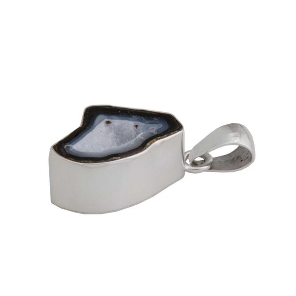 Charles Albert Sterling Silver Tabasco Geode Pendant Sterling Silver Pendants