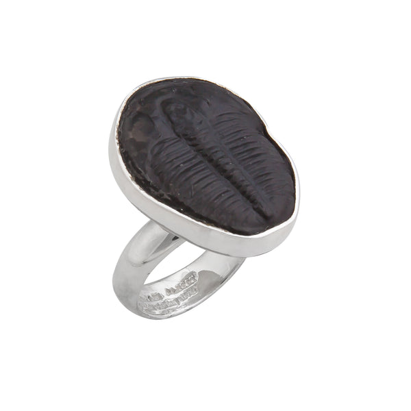 charles albert Sterling Silver Trilobite Adjustable Ring Sterling Silver Rings