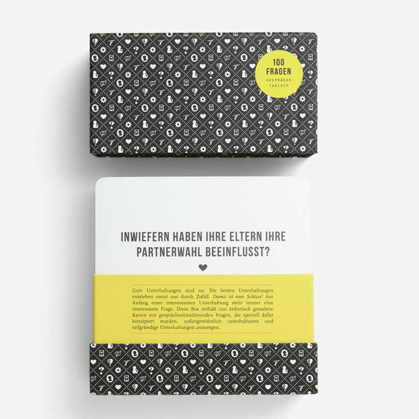 charles and marie 100 FRAGEN Original | KARTENSPIEL für gehaltvolle Gespräche | The School of Life