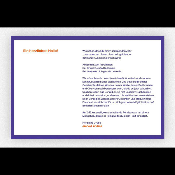 Charles And Marie 365 NEUE SEITEN VON DIR - Journaling-Kalender Mit Schreibimpulsen Für Die Tägliche Auszeit Mit Dir Selbst | Hermann Schmidt Verlag