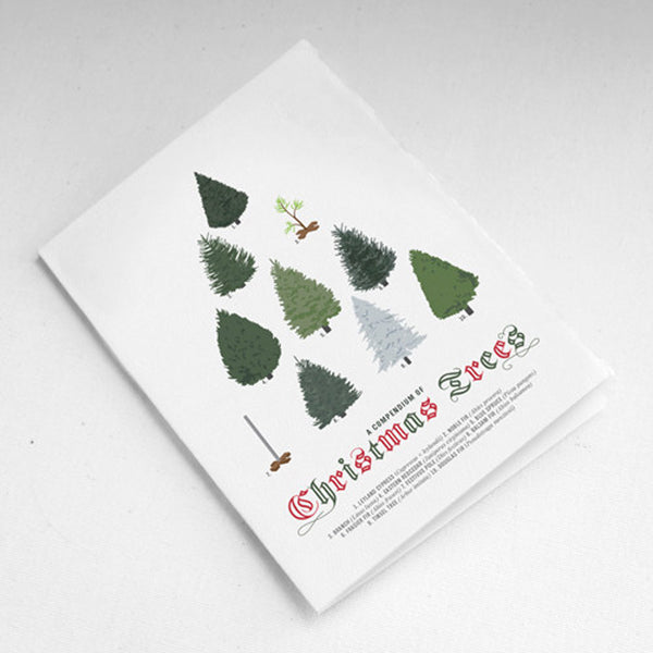 Charles And Marie A COMPENDIUM Of CHRISTMAS TREES | WEIHNACHTSKARTE | Pop Chart Lab