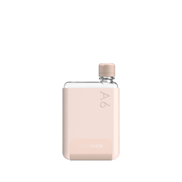 charles and marie A6 memobottle BUNDLE Rosa | flache TRINK- & WASSERFLASCHE mit SILIKON-HÜLLE | 375ml charles and marie A6 memobottle BUNDLE Rosa | flache TRINK- & WASSERFLASCHE mit SILIKON-HÜLLE | 375ml