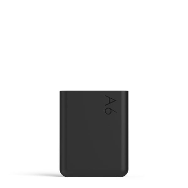 Charles And Marie A6 Memobottle BUNDLE Schwarz | Flache TRINK- & WASSERFLASCHE Mit SILIKON-HÜLLE | 375ml