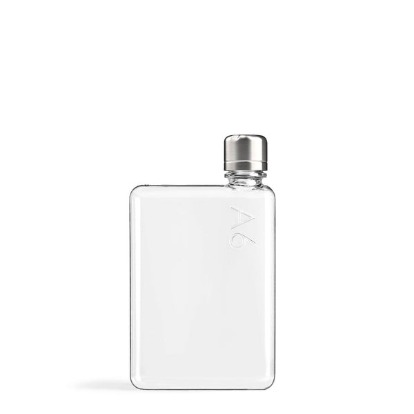 charles and marie A6 memobottle | flache wiederverwendbare TRINK- & WASSERFLASCHE | 375ml