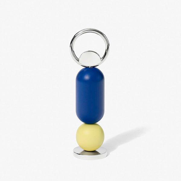 Charles And Marie ABACO - Blau-gelber Flaschenöffner - Joe Doucet | Areaware