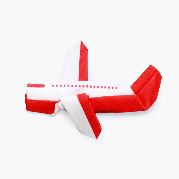 charles and marie AIRPLANE Red - Peti Peto Reinigungstuch - rotes Flugzeug | 100percent