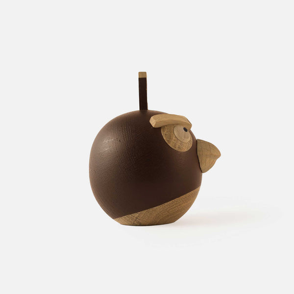 Charles And Marie ANGRY BIRDS X BOMB SMALL - Holzfigur - Eiche 9 Cm Hoch | Jakob Burgsø | Boyhood