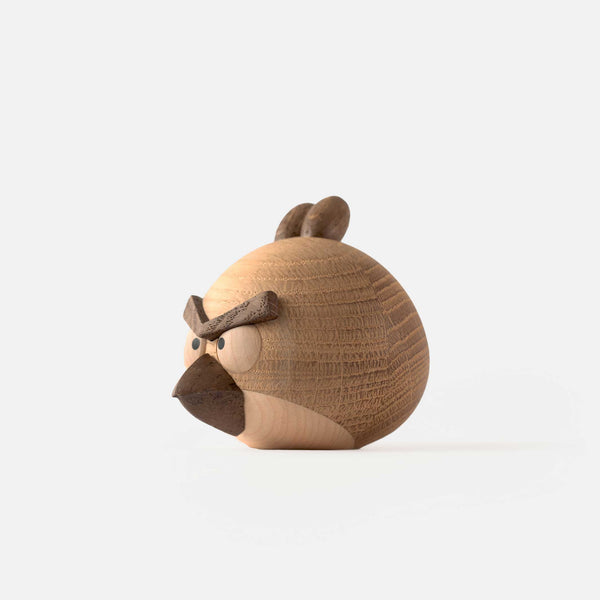 Charles And Marie ANGRY BIRDS X RED SMALL - Holzfigur - Eiche 7 Cm Hoch | Jakob Burgsø | Boyhood