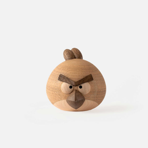 charles and marie ANGRY BIRDS X RED SMALL - Holzfigur - Eiche 7 cm hoch | Jakob Burgsø | boyhood