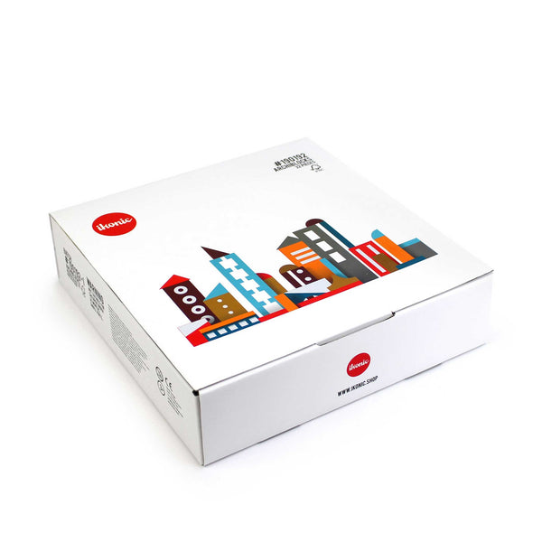 Charles And Marie ARCHIBLOCKS | ARCHITEKTUR-BAUSTEINE-Set | 32 Farbige Teile | Floris Hovers | Ikonic