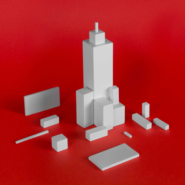 charles and marie ARCHITECTON | Holz-Architektur-BAUSTEINE-Set | C4 Large Version | BeaMalevich