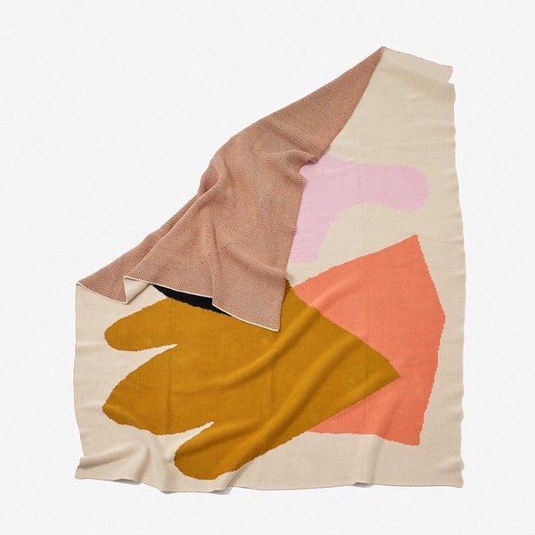 Charles And Marie ASSEMBLY THROW | Baumwoll TAGESDECKE | 152x127 Cm | Alex Proba | Areaware