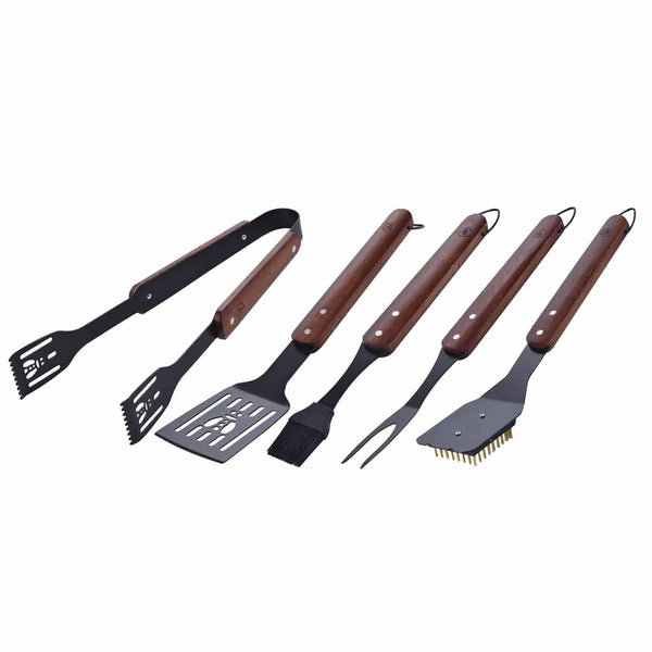 Charles And Marie Barbecue-Set - Black Edition 5-teiliges Set | Laguiole