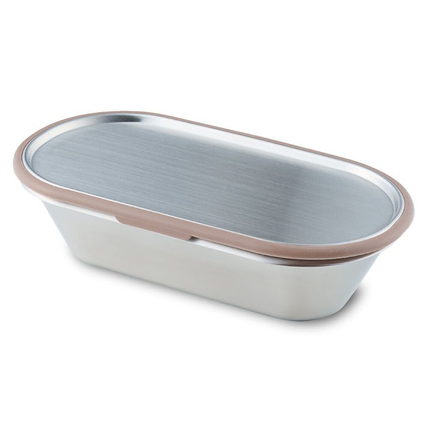 Charles And Marie BENTO Box Aus Edelstahl - BROTDOSE In Braun - AIKATA-Kollektion | YOSHIKAWA