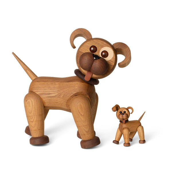 Charles And Marie BIG HAPPY THE DOG | Lustiger Großer HUND | Holz-DEKOFIGUR | Chresten Sommer | Spring Copenhagen