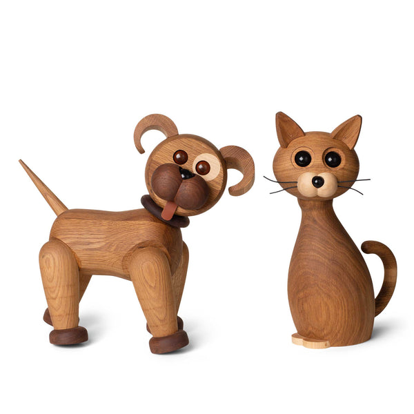 Charles And Marie BIG HAPPY THE DOG | Lustiger Großer HUND | Holz-DEKOFIGUR | Chresten Sommer | Spring Copenhagen