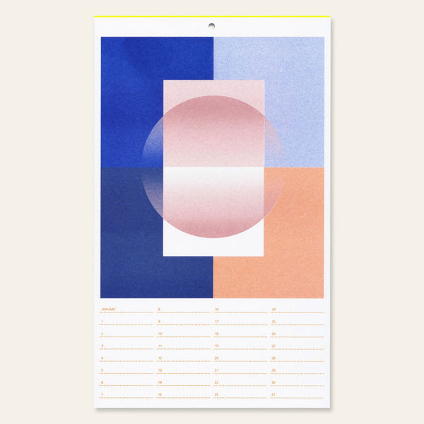 Charles And Marie BIRTHDAY CALENDAR | GEBURTSTAGS-KALENDER | Risographiedruck | 29x17cm | Herr & Frau Rio