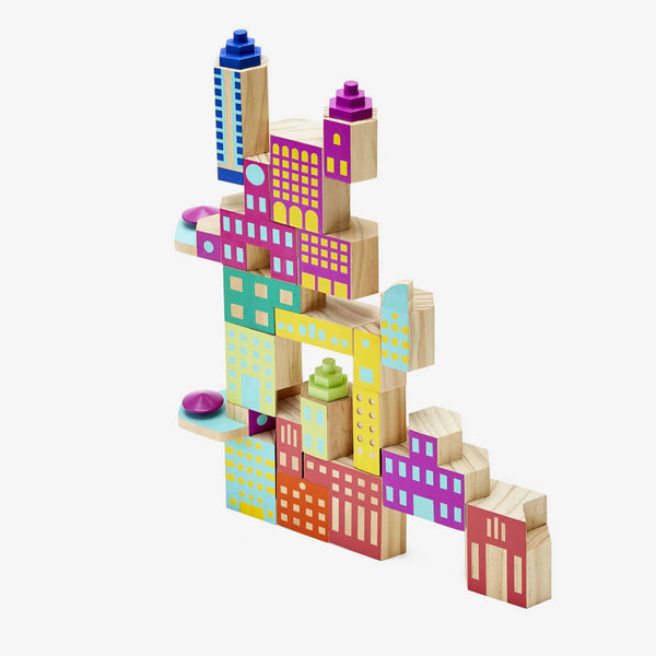 Charles And Marie BLOCKITECTURE® | DECO Mega Set | Holz Architektur BAUSTEINE | James Paulius | Areaware