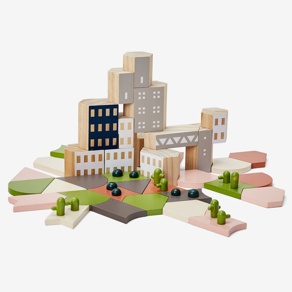 Charles And Marie BLOCKITECTURE® | DESERT GARDEN | Holz Architektur BAUSTEINE | James Paulius | Areaware