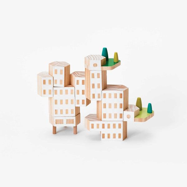 Charles And Marie BLOCKITECTURE® | GARDEN CITY | Holz Architektur BAUSTEINE | James Paulius | Areaware