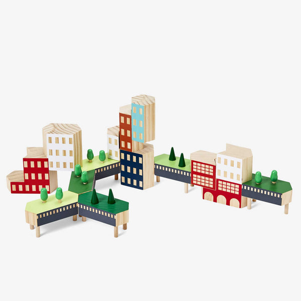 Charles And Marie BLOCKITECTURE® New York City | GREENWAY | Holz Architektur BAUSTEINE | James Paulius | Areaware