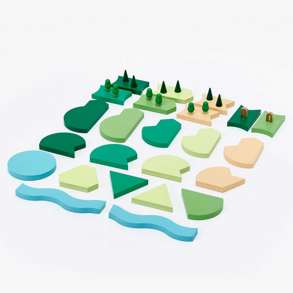 Charles And Marie BLOCKITECTURE® | PARKLAND | Holz Architektur BAUSTEINE | James Paulius | Areaware