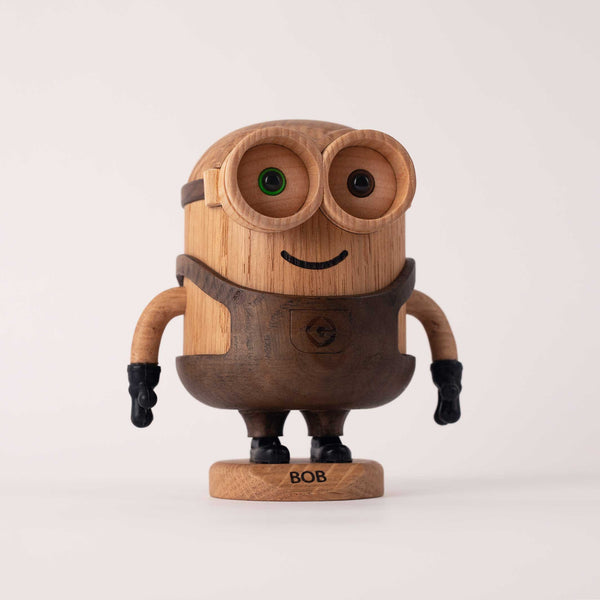 charles and marie BOB | BOYHOOD x Minions | HOLZFIGUR | Eiche 12 cm hoch | Jakob Burgsø | boyhood