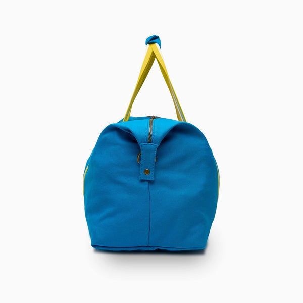 Charles And Marie BODHI NOMAD - Azurblauer Weekender Medium - Reise-Tasche Aus Recyceltem Segeltuchstoff | Farans