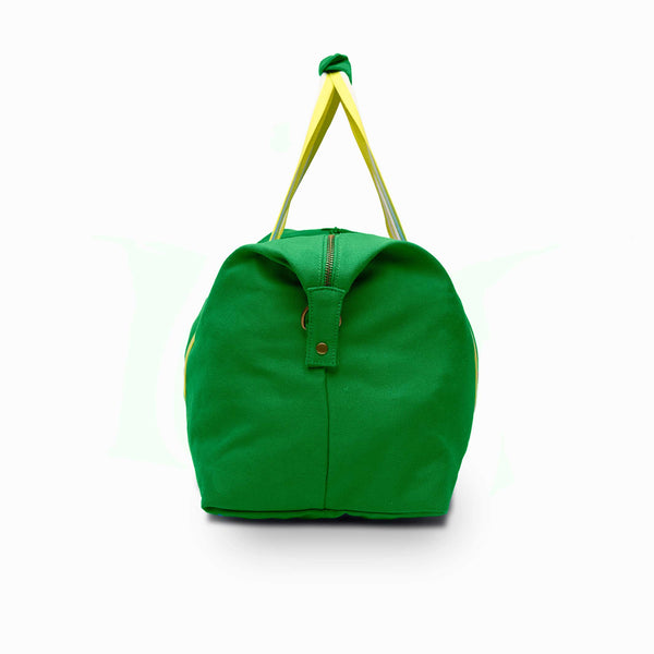 Charles And Marie BODHI NOMAD - Grüner Weekender Medium - Reise-Tasche Aus Recyceltem Segeltuchstoff | Farans