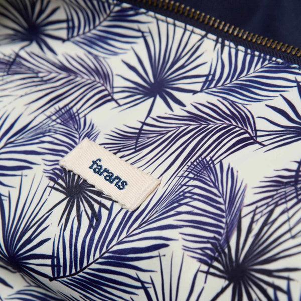 Charles And Marie BODHI NOMAD - Navyblauer Weekender Medium - Reise-Tasche Aus Recyceltem Segeltuchstoff | Farans