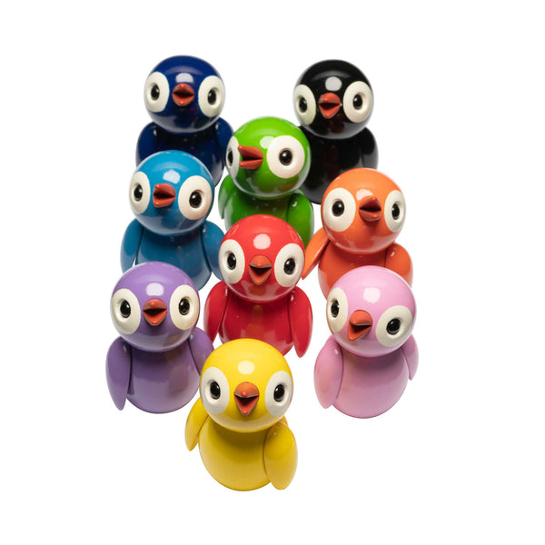 Charles And Marie BOLD BLACK - Kleiner Schwarzer Holz-Deko-Vogel - Spring Birds - Chresten Sommer | Spring Copenhagen