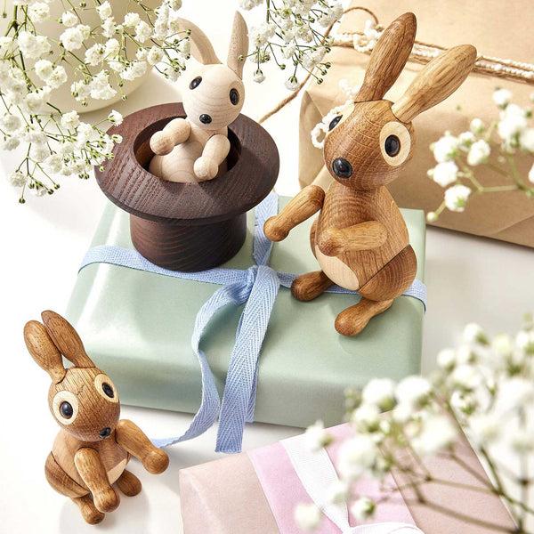 Charles And Marie BOUNCE - Kleines Kaninchen Dekofigur Aus Holz - Chresten Sommer | Spring Copenhagen
