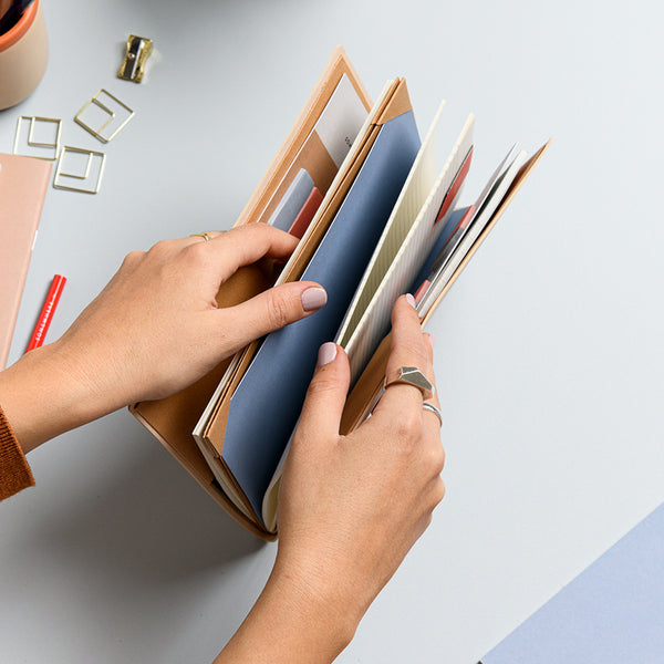 Charles And Marie BRILLIANT THOUGHTS - Modulares Journal - A5 Softcover Notizbuch-Umschlag - Your Way Kollektion | Somewhere