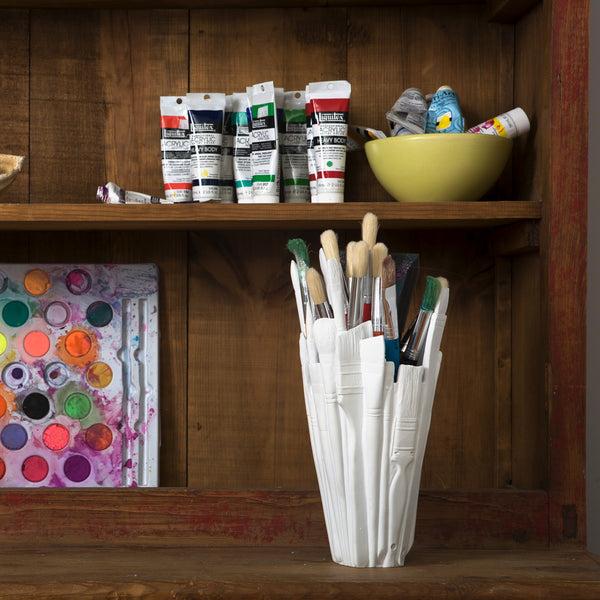 charles and marie BRUSH VASE | BLUMENVASE & GEFÄSS aus PINSELN | Harry Allen | Areaware