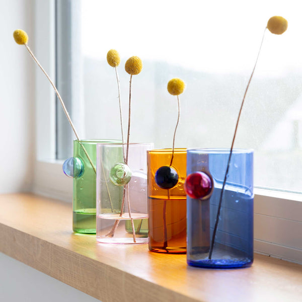 Charles And Marie BUBBLE GLASSES - TRINKGLÄSER & Kleine VASEN - 11x6 Cm | Block Design