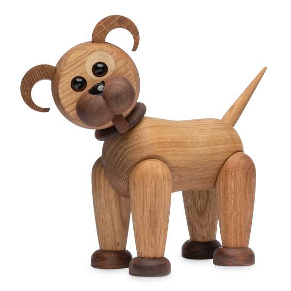 Charles And Marie BUDDY | Lustiger Mittelgroßer HUND | Holz-DEKOFIGUR | Chresten Sommer | Spring Copenhagen