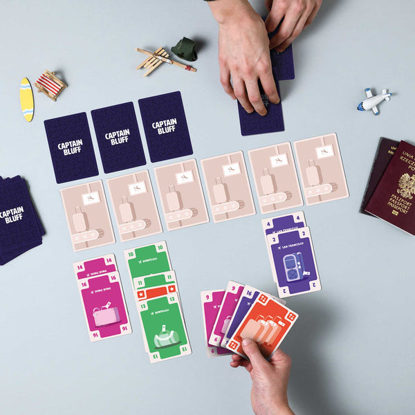 Charles And Marie CAPTAIN BLUFF | Bluff- & Gedächtnis KARTENSPIEL | Helvetiq
