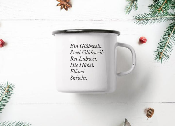 Charles And Marie GLÜHWEIN - Emaillebecher | typealive