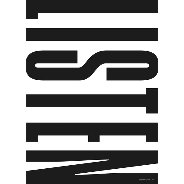 charles and marie LISTEN | POSTER | A3 | PLTY