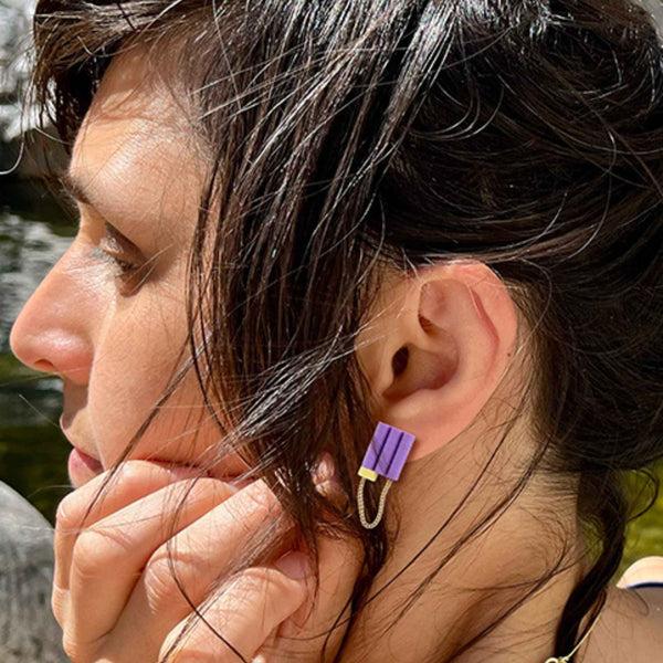 Charles And Marie Ohrring - RIFFLE | Turina. Jewellery