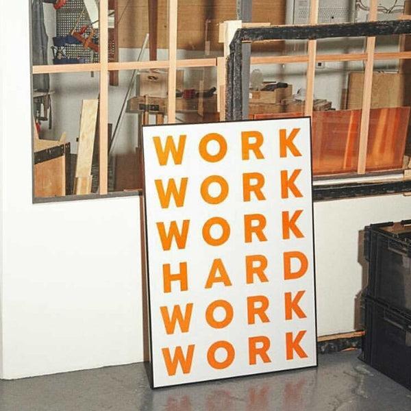 Charles And Marie WORK HARD | POSTER | A3 | PLTY
