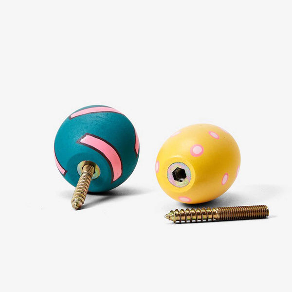 Charles And Marie CHIAOZZA WALL HOOKS | Vers. GARDEROBENHAKEN | 5er Set | Areaware