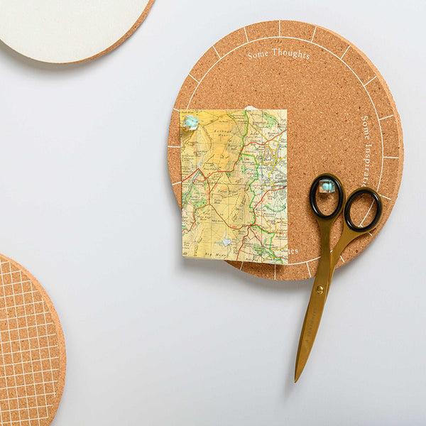 Charles And Marie CIRCLE BULLETIN BOARDS - Pinnwand Aus Kork | Somewhere
