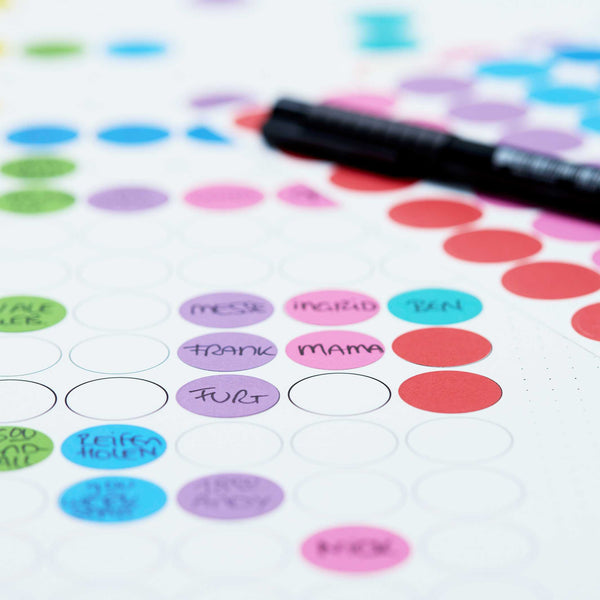 Charles And Marie CLASSIC RAINBOW - Jahresplaner - Querformat | Dot On