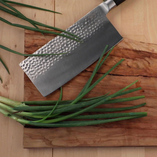 Charles And Marie CLEAVER | HACKBEIL-MESSER | Hölzerne Saya & Bambus-Geschenkbox | 19cm Klinge | Kotai