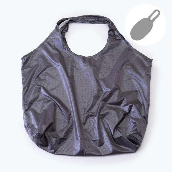 charles and marie COCOON Large - Graue Einkaufstasche - Volumen 11 ltr. | 100percent